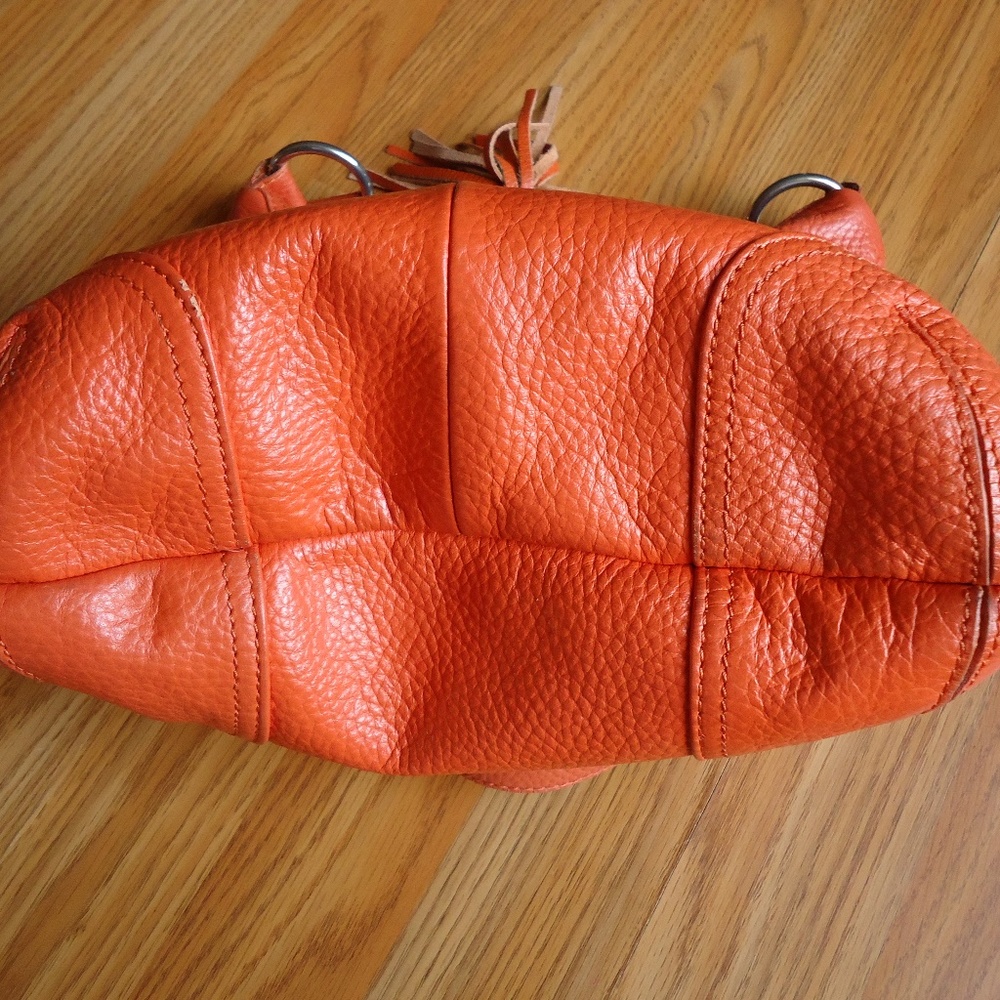 Coldwater Creek genuine pebbled leather shoulder bag. - Picture 3 of 8